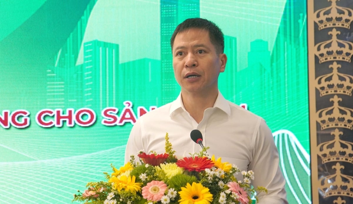 Ông Nguyễn Minh Tiến, Giám đốc Trung tâm Xúc tiến thương mại (Bộ Nông nghiệp và Môi trường). Ảnh: Lê Bình.