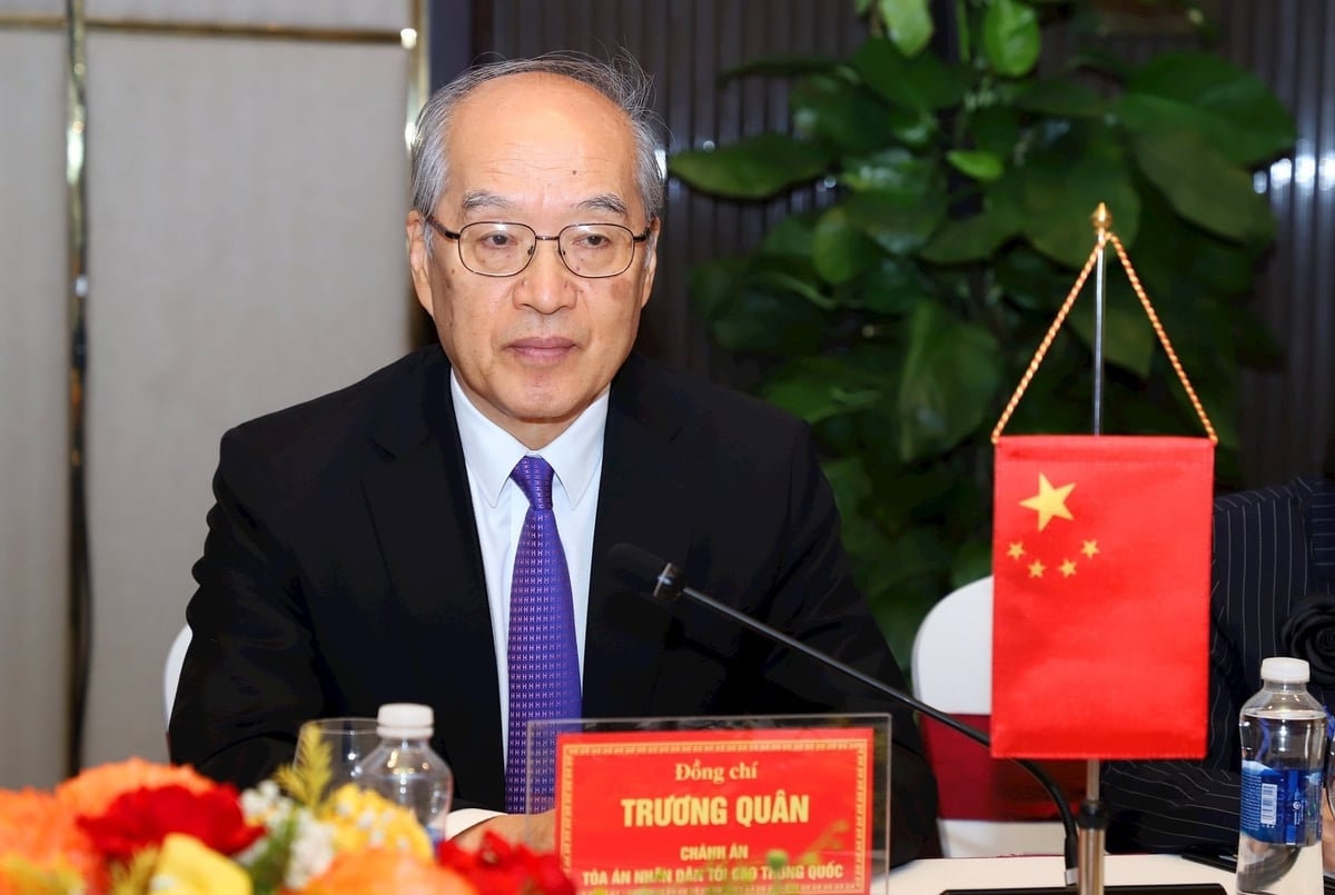 Chánh án Tòa án nhân dân tối cao Trung Quốc Trương Quân