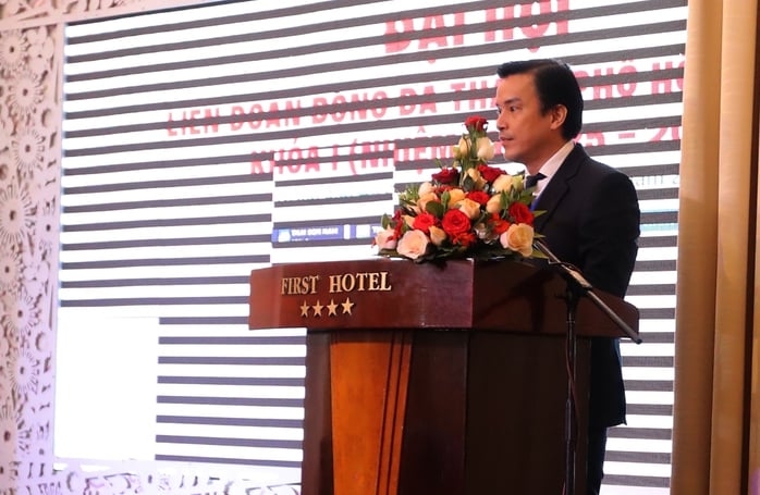 Ông Trần Anh Tú tái đắc cử chức Chủ tịch LĐBĐ TP HCM - Ảnh 8.