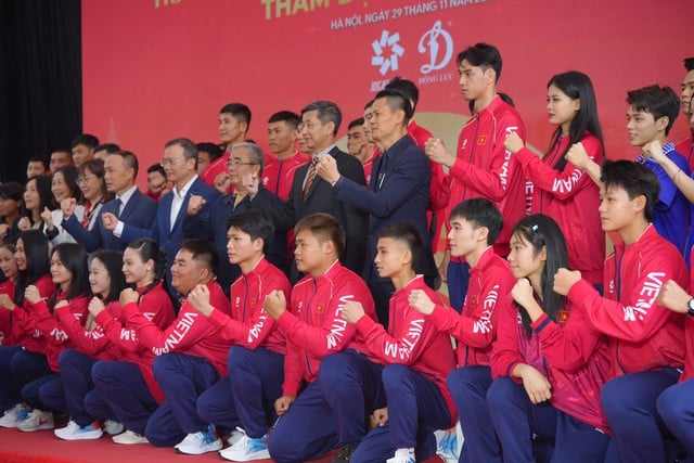 Đoàn thể thao Việt Nam dự SEA Games 33 với áo mới: Quyết giữ nhóm đầu - Ảnh 4.