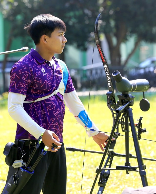 'Gouden hattrick' keert terug, Vietnamees boogschieten mikt op winst van 3 SEA Games 33-kampioenschappen - Foto 6.