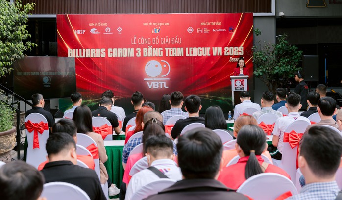 Ra mắt Giải Billiards carom 3 băng đồng đội Team League VN 2025 - Ảnh 1.