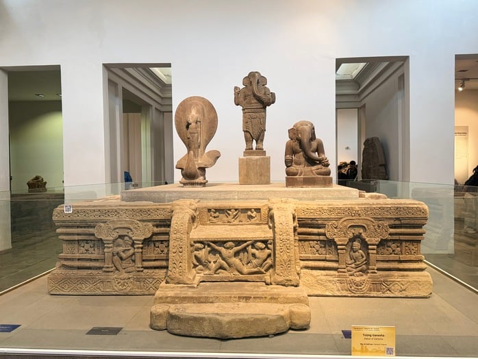 6 bảo vật quốc gia từ Mỹ Sơn đang được trưng bày ở Đà Nẵng - Ảnh 2.