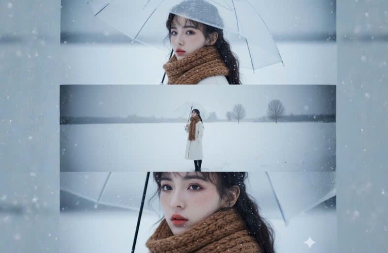 ຄວາມ​ຈິງ​ເບື້ອງ​ຫຼັງ​ຊຸດ​ຮູບ​ພາບ​ຫິມະ​ຕົກ​ທີ່​ໂລ​ແມນ​ຕິກ​ຄື​ຮູບ​ເງົາ​ເກົາຫຼີ​ທີ່​ພາ​ໃຫ້​ເກີດ​ພະ​ຍຸ​ໃນ​ຊຸມ​ມື້​ຜ່ານ​ມາ - ຮູບ 2