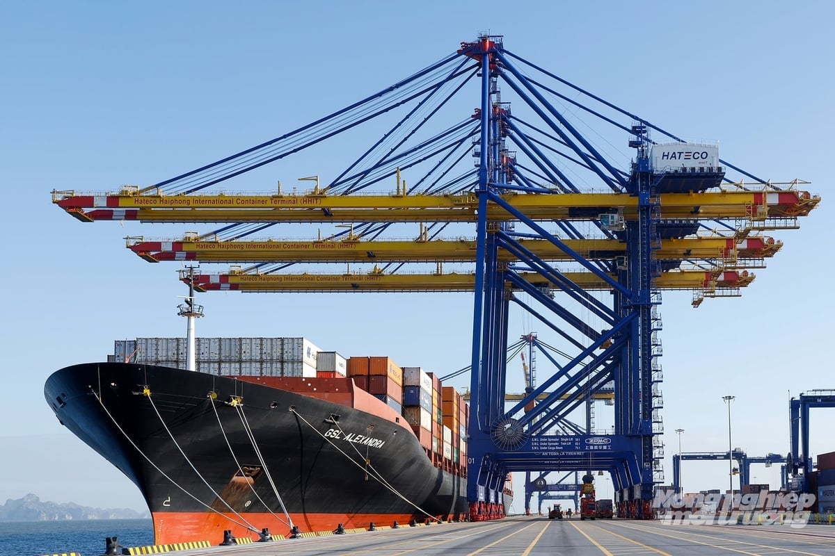 Hateco đi đầu trong phát triển mô hình cảng xanh thông minh, kiến tạo hệ sinh thái logistics, công nghiệp xanh theo chuẩn quốc tế. Ảnh: Khương Trung.