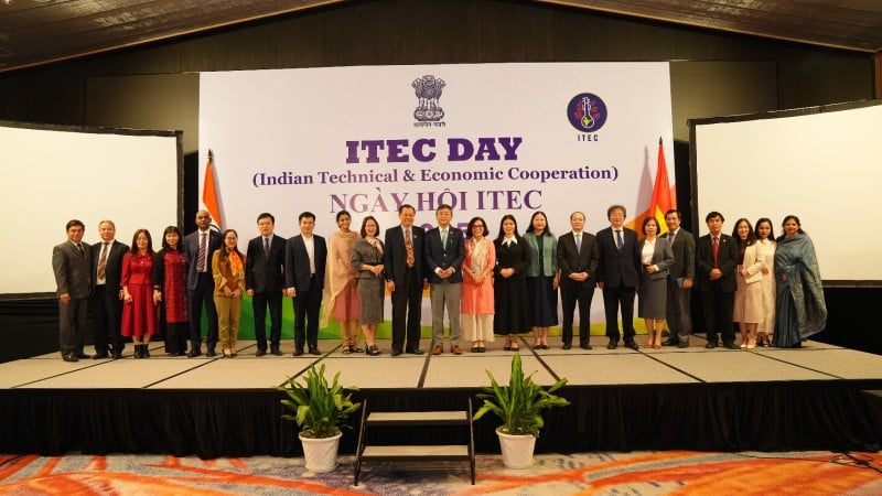 Các đại biểu tham dự ngày hội ITEC Day 2025. (Ảnh: Đại sứ quán Ấn Độ tại Việt Nam)