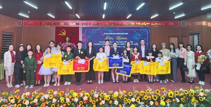 Phường Định Công: Liên hoan tài năng nhạc cụ học sinh phổ thông lần thứ I- Ảnh 3.