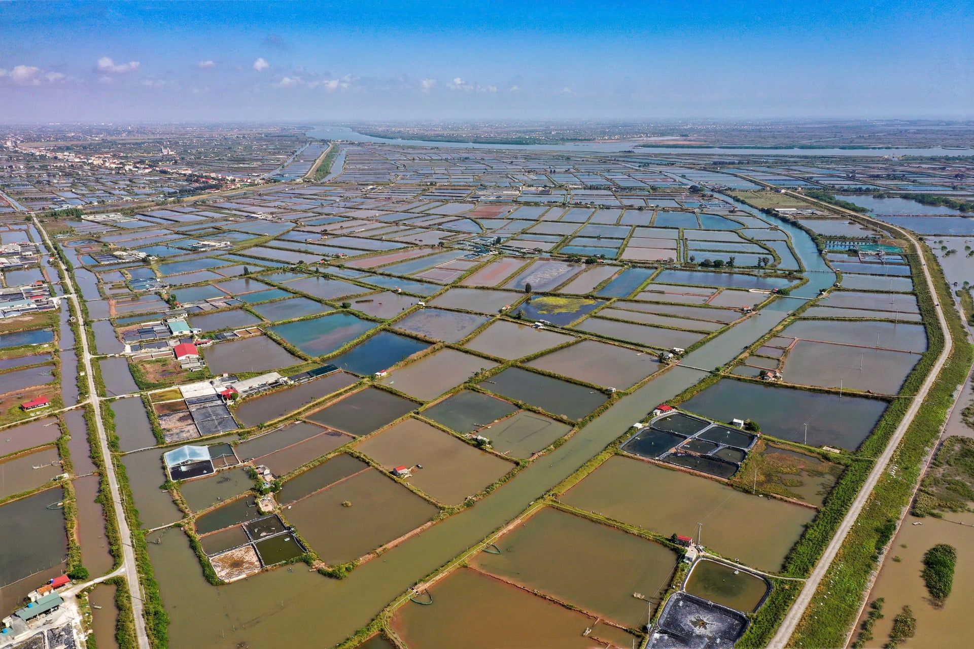 Khu kinh tế biển thuộc xã Kim Đông, tỉnh Ninh Bình. Ảnh: Đỗ Trường