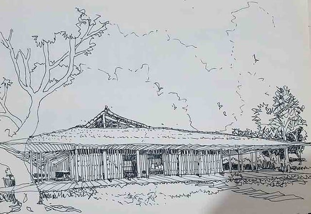 Dojem z „průhledného“ kostela bez dveří - Foto 1. Ấn tượng nhà thờ 'không cửa, trong suốt'- Ảnh 1.