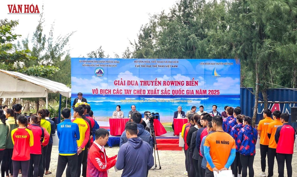 Khai mạc Giải đua thuyền Rowing biển vô địch các tay chèo xuất sắc quốc gia 2025 - ảnh 1