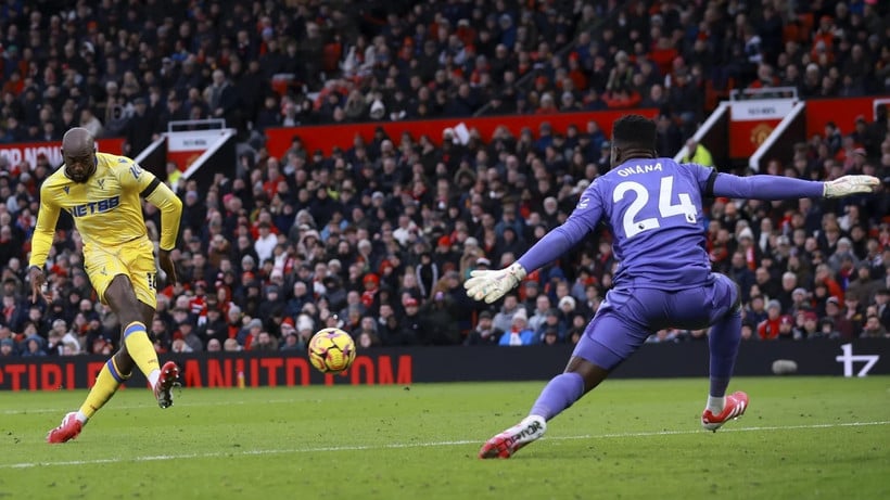 Mateta twice brought sadness to Red Devils fans in the most recent encounter. (Photo: CPFC)