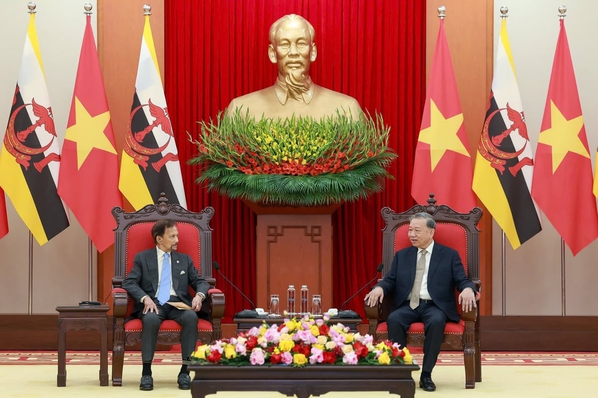 Tổng Bí thư đề nghị 2 nước thúc đẩy hợp tác biển, trong đó có phòng, chống khai thác IUU và ứng phó biến đổi khí hậu. Ảnh: VGP.