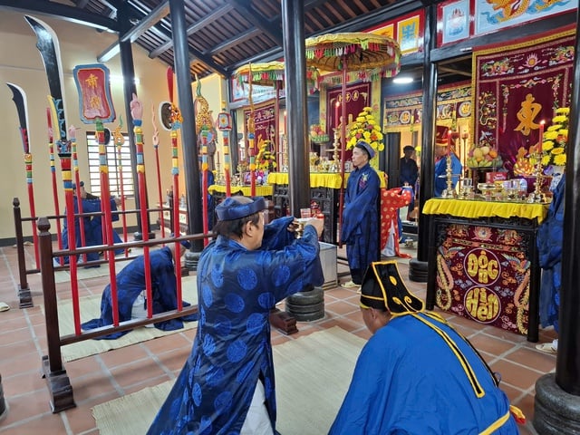 Khánh thành trùng tu đình Trường Đông - Ảnh 1.