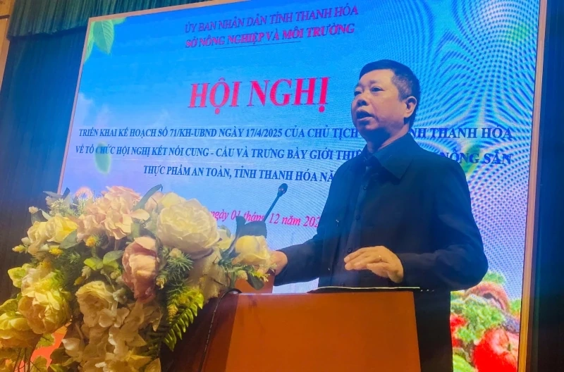 Wir sind bereit, eine Konferenz zu organisieren, um Angebot und Nachfrage zusammenzubringen und sichere Agrar- und Lebensmittelprodukte der Provinz Thanh Hoa vorzustellen.