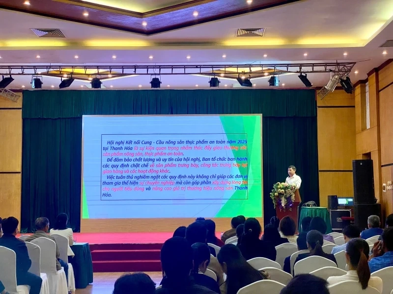 Wir sind bereit, eine Konferenz zu organisieren, um Angebot und Nachfrage zusammenzubringen und sichere Agrar- und Lebensmittelprodukte der Provinz Thanh Hoa vorzustellen.
