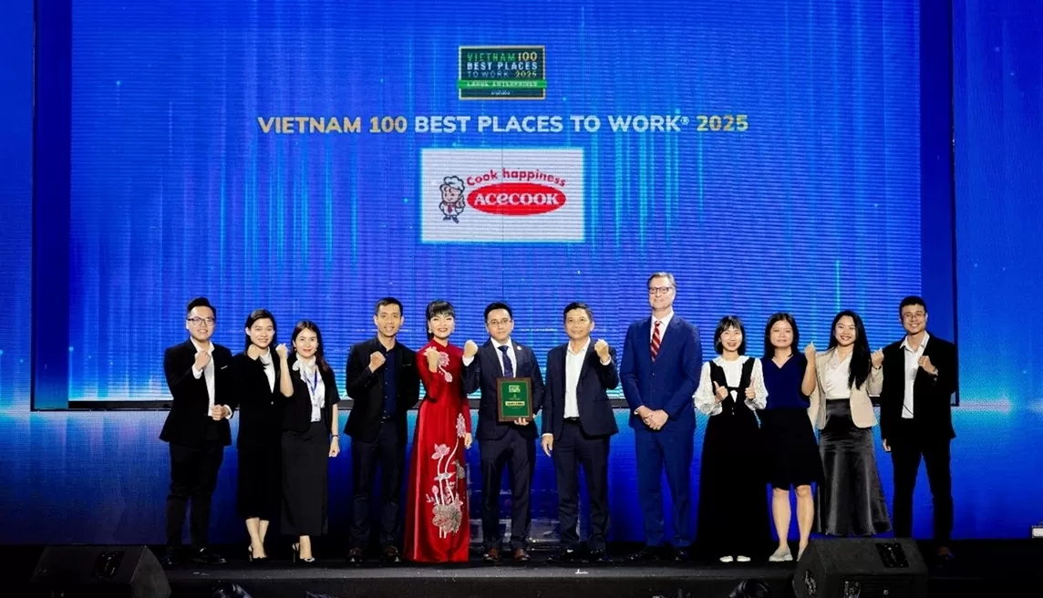 Η Acecook Vietnam έλαβε το βραβείο Best Places To Work 2025.