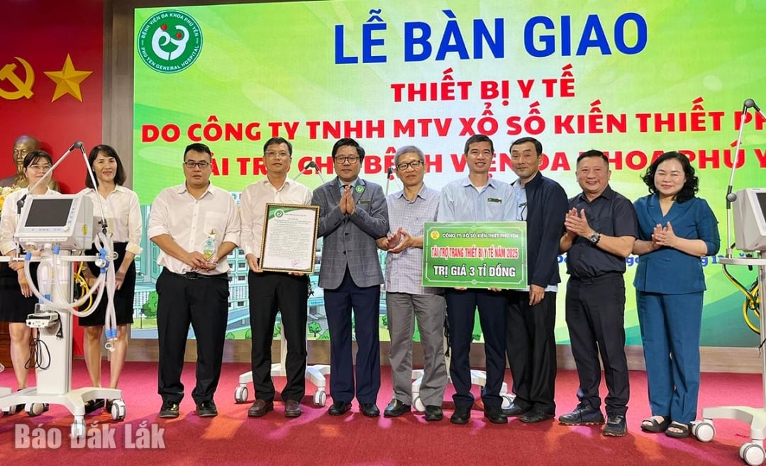 A Phu Yen Lottery Company Limited prestou apoio e recebeu uma carta de agradecimento do Hospital Geral de Phu Yen.