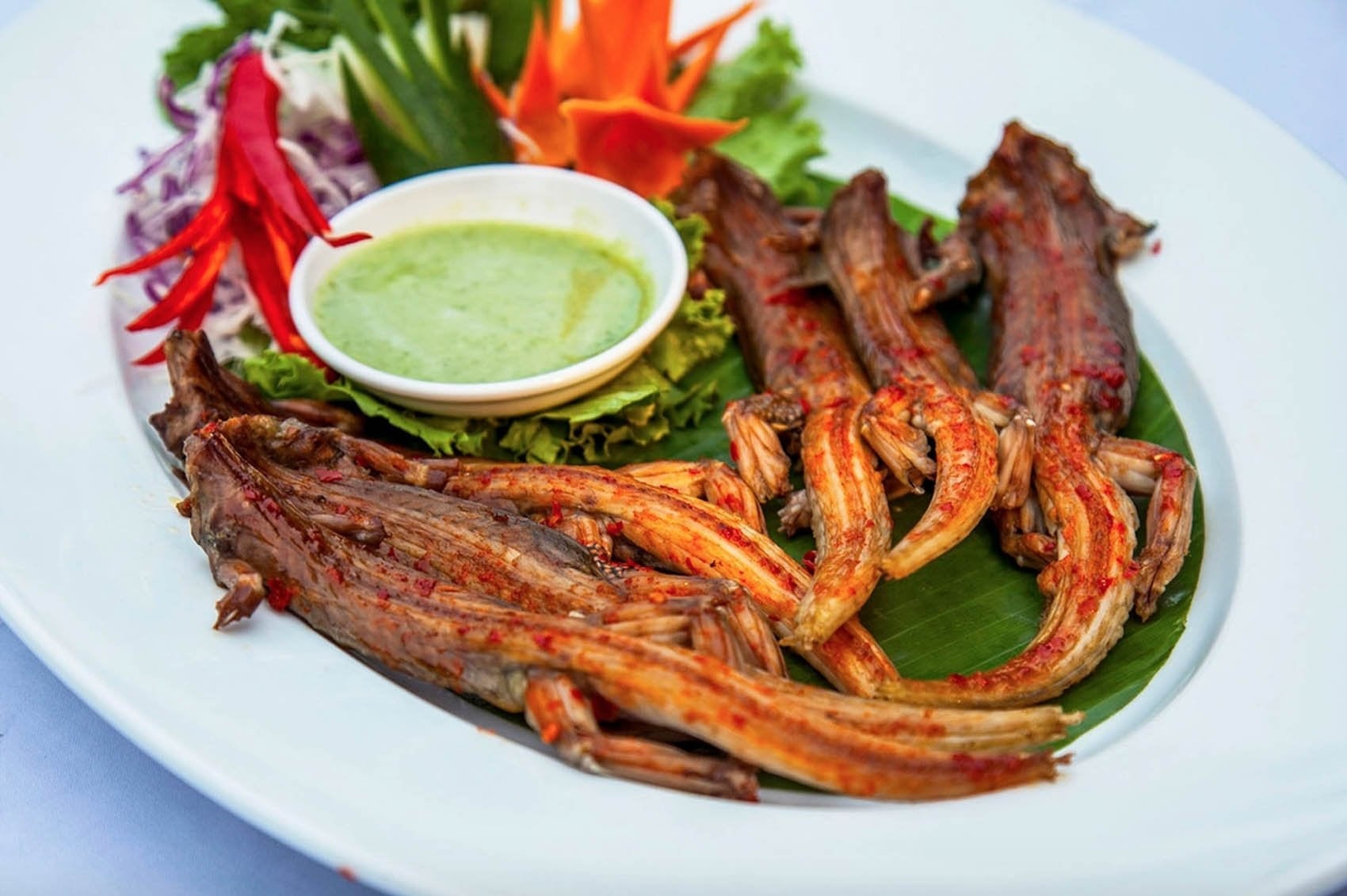 Spécialité de varan grillé de Ninh Chu