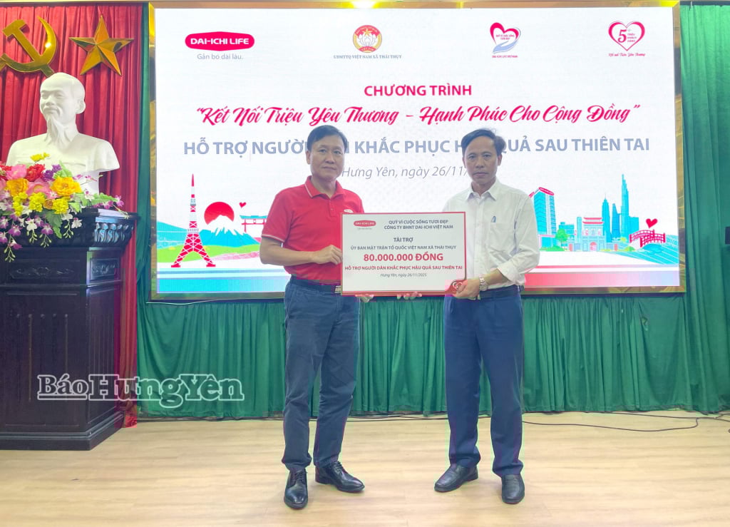 Herr Tran Dinh Quan, styrelseordförande för Dai-ichi Life Vietnam, ordförande för fonden 