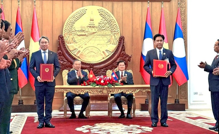 Đưa quan hệ hợp tác pháp luật, tư pháp Việt Nam - Lào sang giai đoạn mới - Ảnh 1.