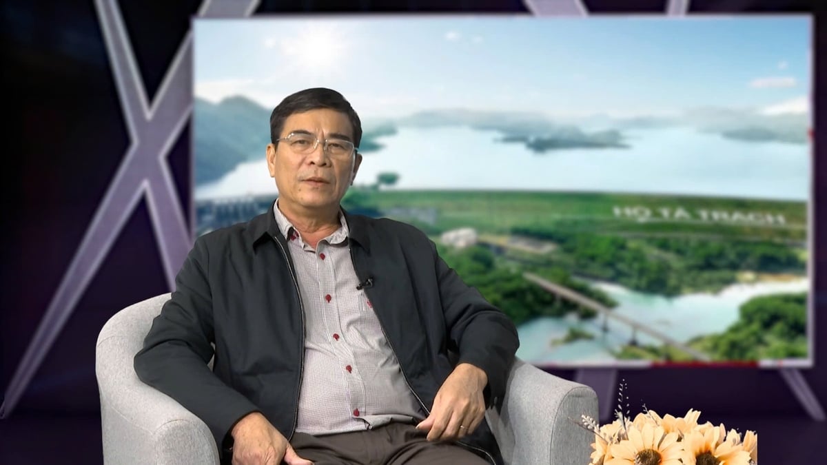 Ông Nguyễn Quý An, Phó Ban Quản lý khai thác hồ Tả Trạch - Ban Quản lý Đầu tư và Xây dựng Thủy lợi 5 (Bộ Nông nghiệp và Môi trường): Ảnh: Minh Phúc.