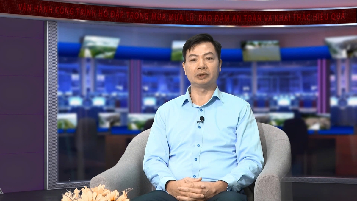 Ông Phạm Công Thành - Trưởng phòng Quy hoạch Bắc Trung Bộ - Viện Quy hoạch Thủy lợi (Bộ Nông nghiệp và Môi trường). Ảnh: Minh Phúc.