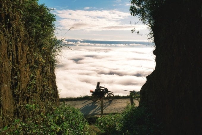 Canto para observação de nuvens no pico Gio. Foto: Diep Huu Dat