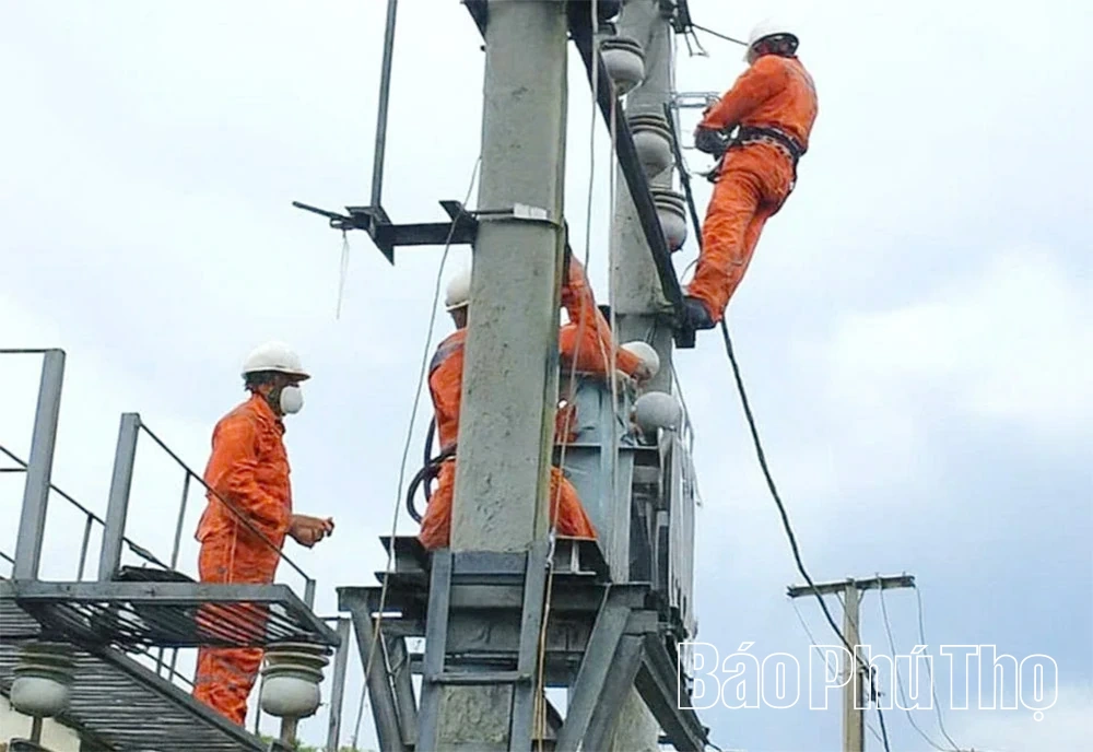 Tým pro správu dodávek elektřiny Thanh Thuy: Proaktivní zajištění bezpečné a stabilní dodávky elektřiny do konce roku