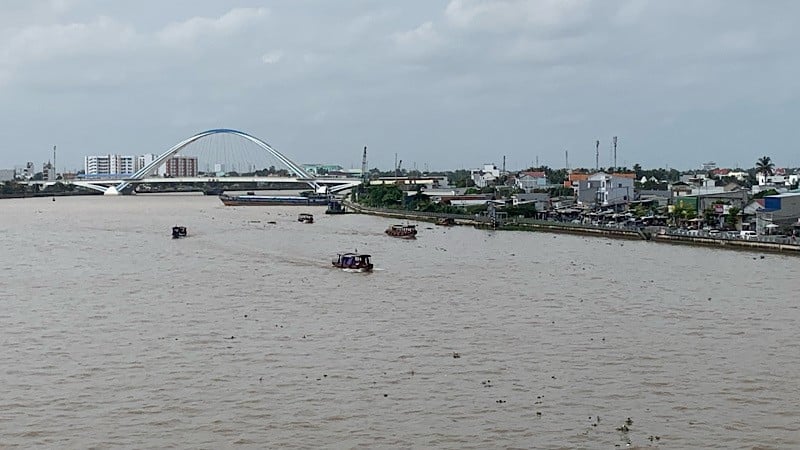 มุมหนึ่งของเมืองแม่น้ำกานโธ