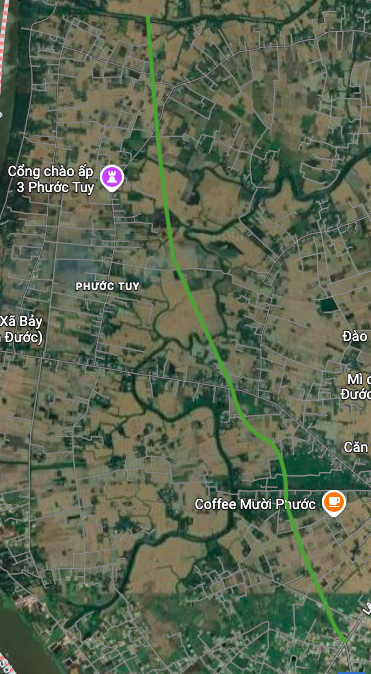 De locatiekaart van de intercommunale weg Tan An - Phuoc Tuy wordt volgens planning geopend.