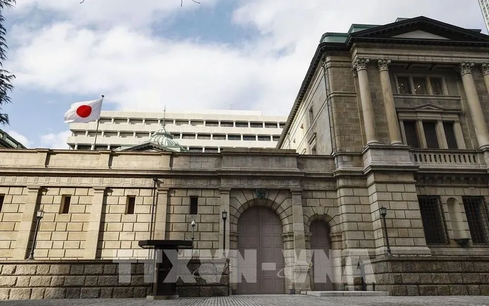 Trụ sở Ngân hàng Trung ương Nhật Bản (BOJ) tại thủ đô Tokyo. Ảnh: Kyodo/TTXVN