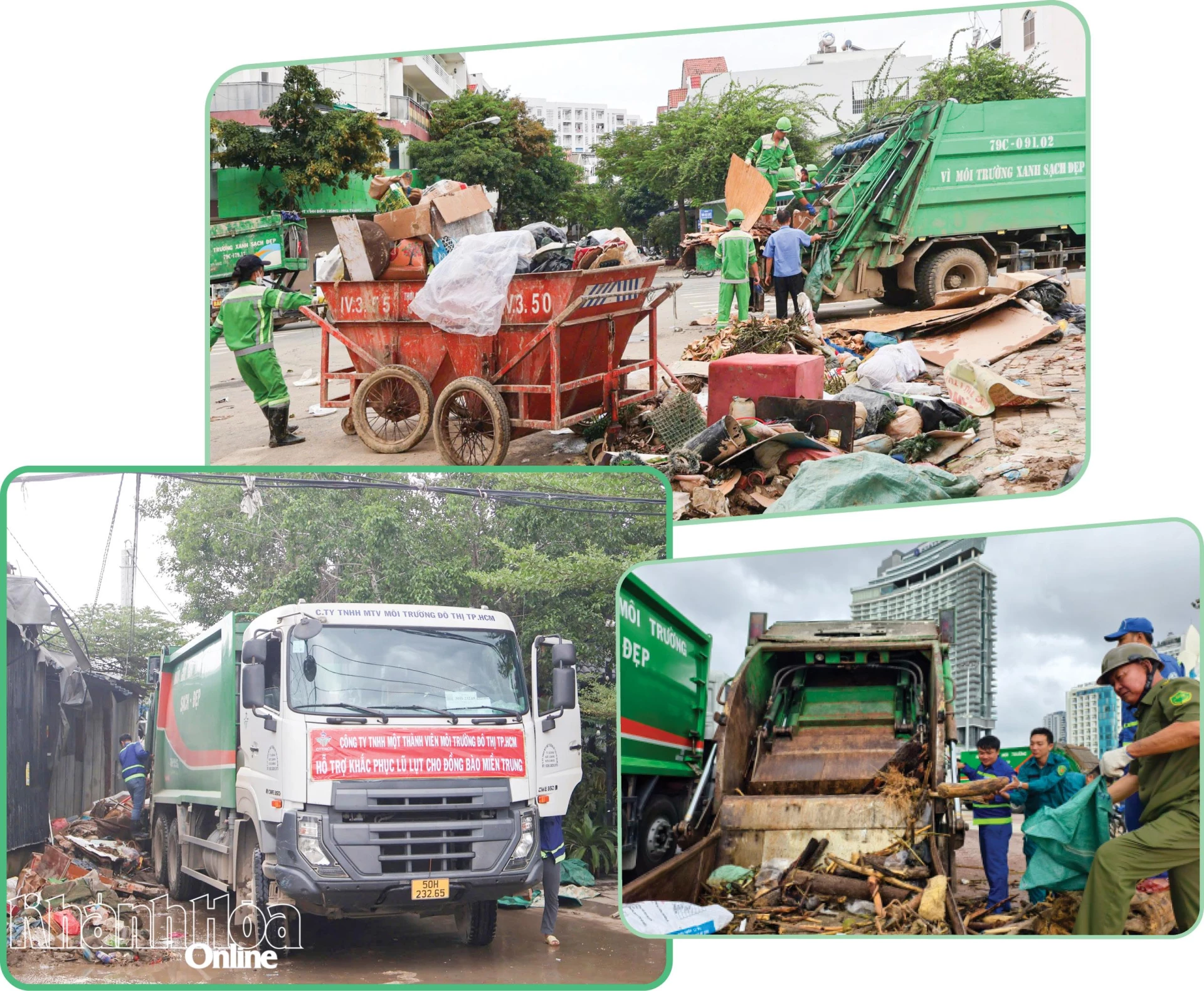 Dl. NGUYEN VAN BINH - Comandant adjunct al Forței de Tineret Voluntari din Ho Chi Minh City: În activitatea de ajutorare, prioritatea principală a delegației este de a sprijini alimentele, hrana și nevoile de bază. În continuare, efectuăm examene medicale, tratamente și distribuim medicamente oamenilor, curățăm mediul și reparăm școlile avariate de inundații. Delegația a coordonat 50 de medici și asistente medicale pentru a distribui medicamente gratuite și a oferi sfaturi de prevenire a bolilor la peste 3.000 de persoane. În perioada 23-27 noiembrie, delegația a furnizat aproape 150.000 de mese. Comitetul de Partid din Ho Chi Minh City a dispus departamentelor, filialelor și sectoarelor să se coordoneze îndeaproape cu agențiile din Khanh Hoa, astfel încât toate cererile de sprijin să fie primite și implementate prompt. În perioada următoare, activitățile de ajutorare vor continua, contribuind la stabilizarea rapidă a vieții oamenilor.