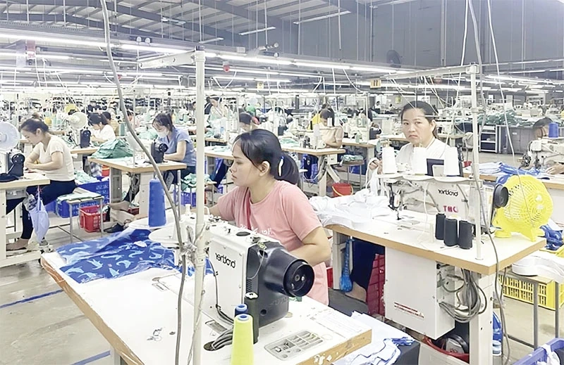 تعمل الشركات على تسريع الإنتاج وإعداد البضائع لعيد تيت