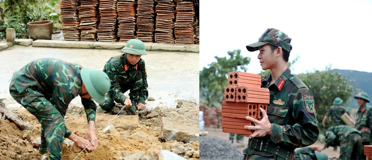 洪水被災者のための住宅建設が始まりました - 写真1。 vùng lũ - Ảnh 1.