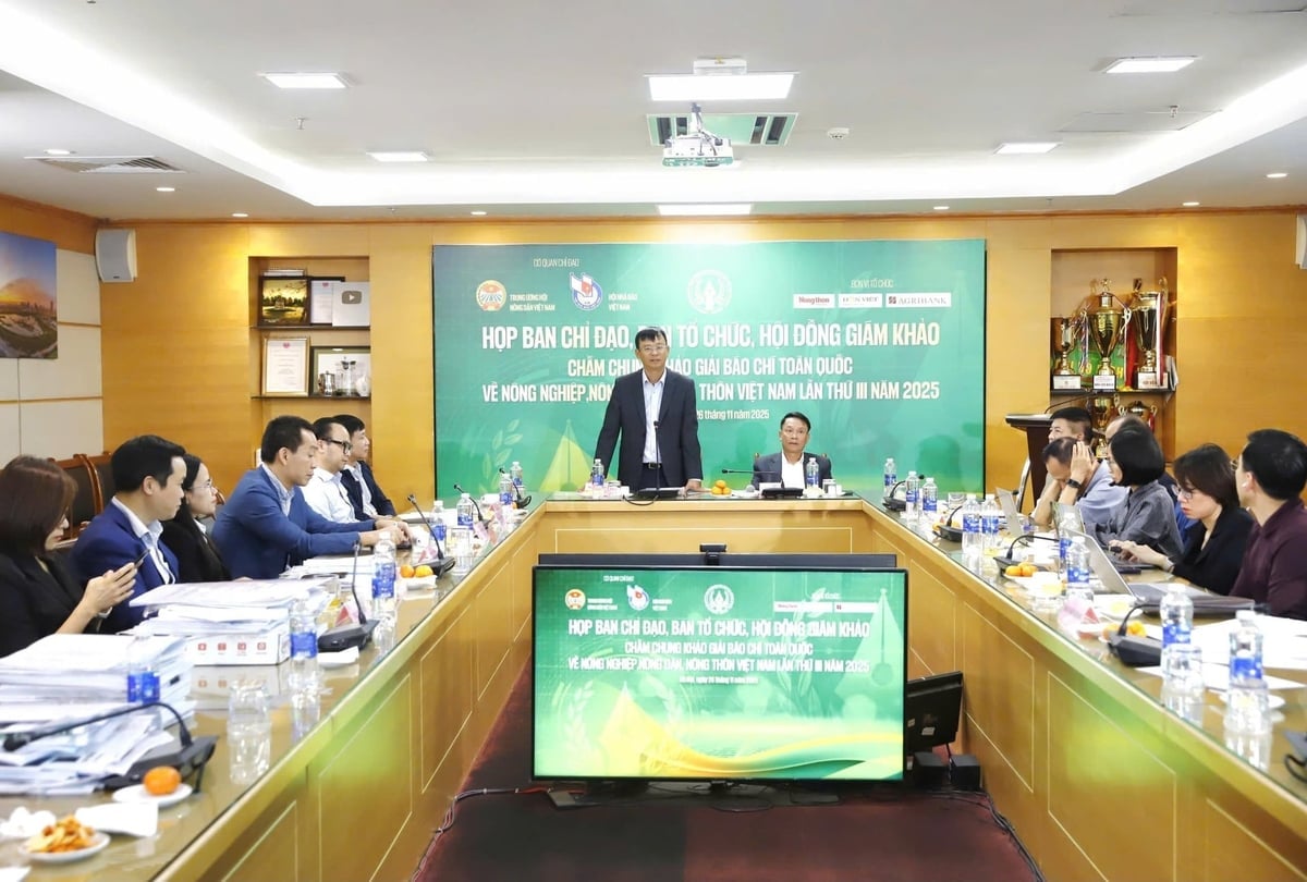 45 tác phẩm báo chí xuất sắc nhất được lựa chọn để trao Giải báo chí Nông nghiệp - Nông dân - Nông thôn lần thứ 3. Ảnh: BTC.