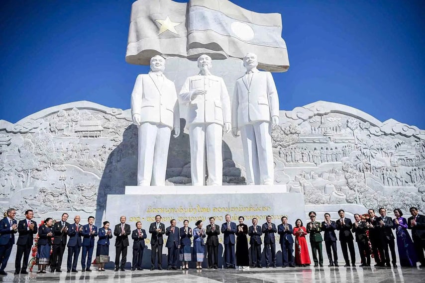 Khánh thành Công viên Hữu nghị Lào-Việt Nam: Biểu tượng mới của quan hệ đoàn kết, hữu nghị vĩ đại Việt Nam-Lào - Ảnh 2.