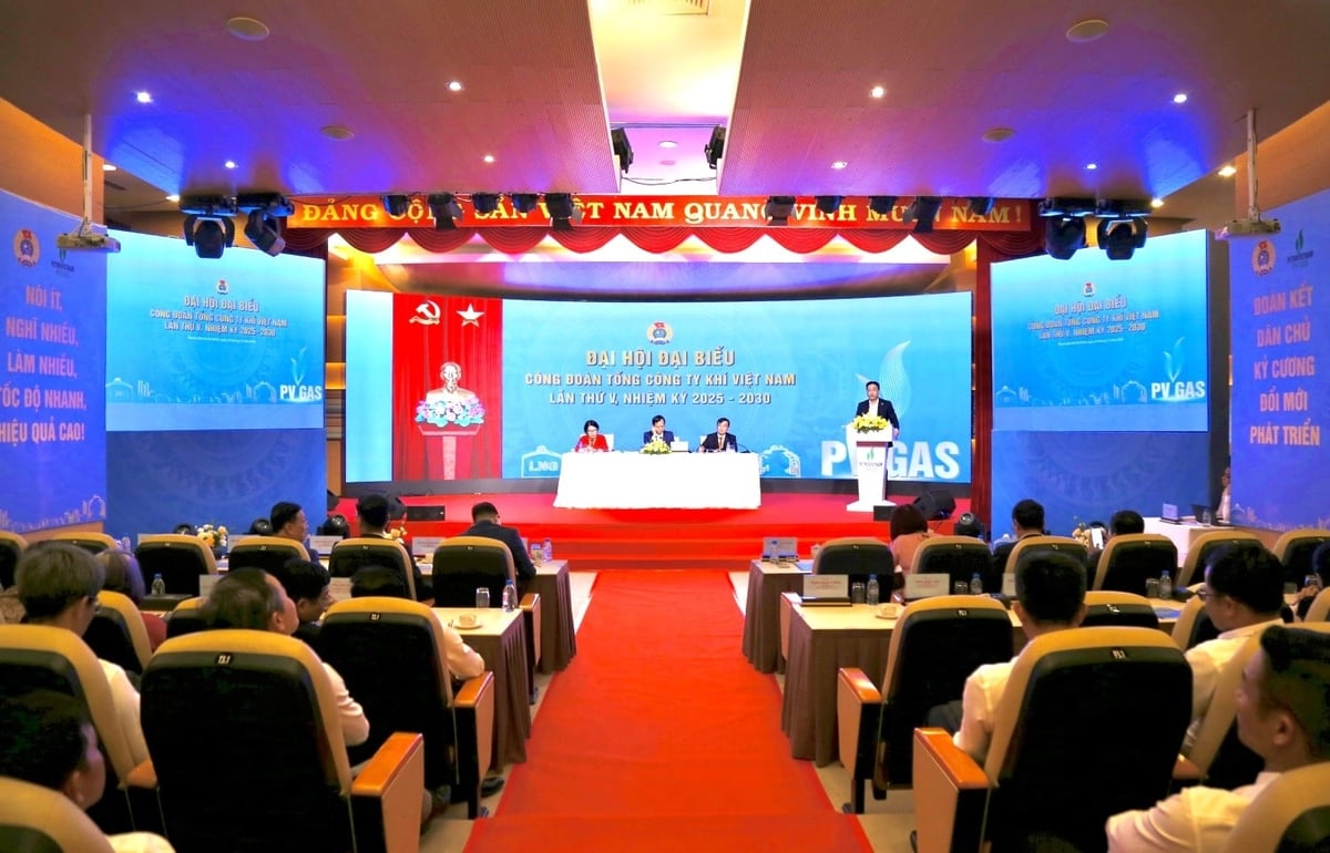 Đại hội Công đoàn Tổng Công ty Khí Việt Nam (PV GAS). Ảnh: PV GAS.