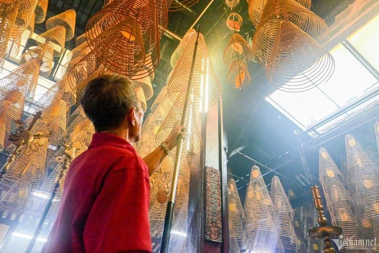 Az Ong Pagoda ősi építészete Can Tho-ban.