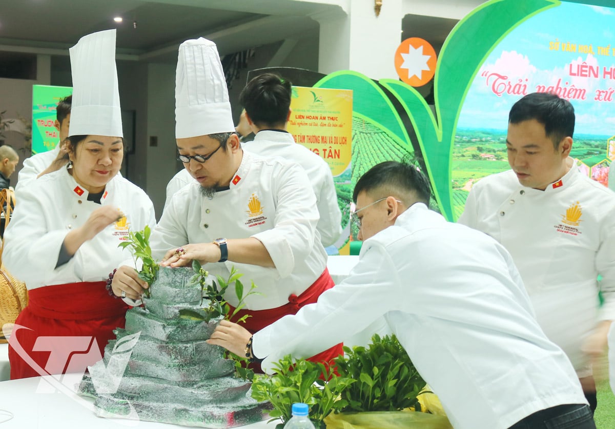 Tỉnh Thái Nguyên có 150 món ẩm thực được chế biến có nguyên liệu từ chè và trà.