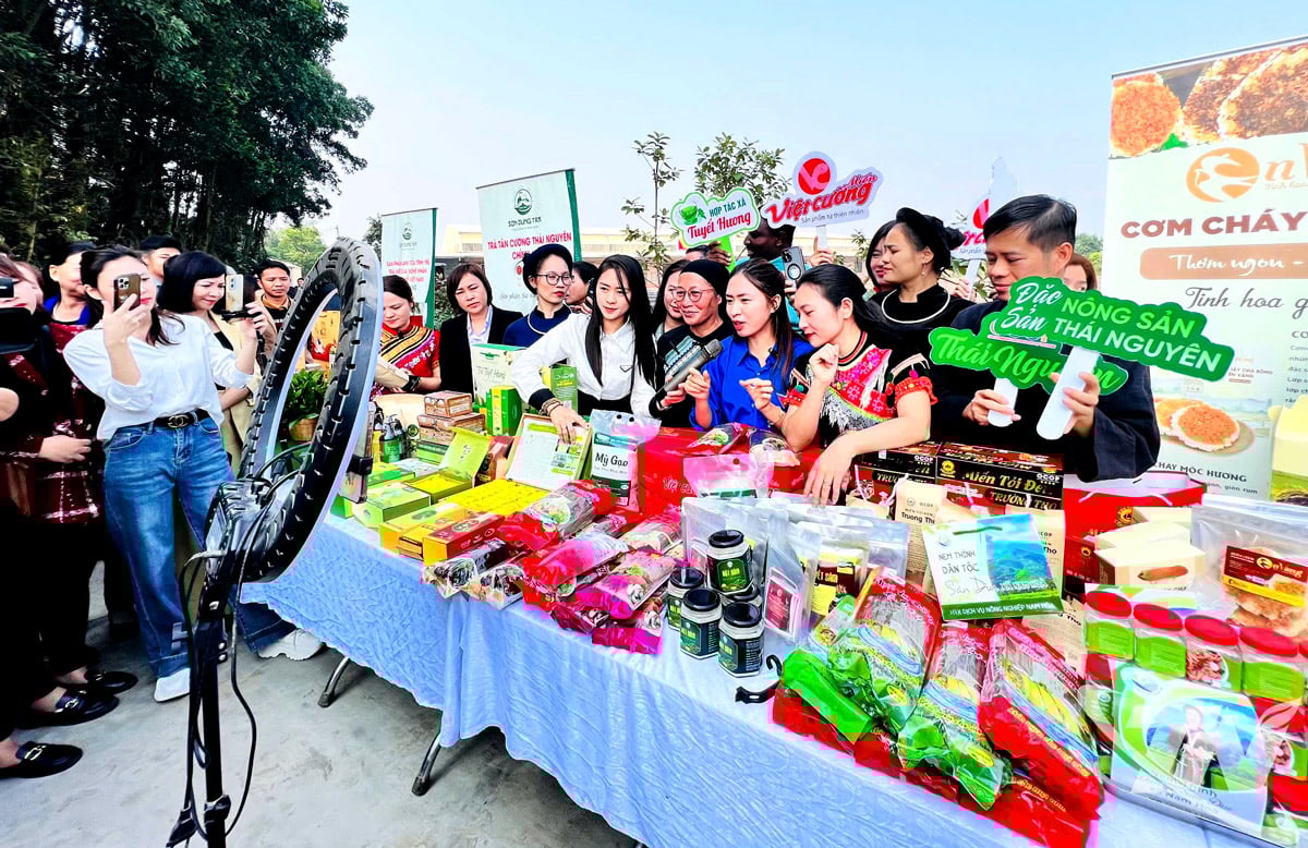 Các HTX trên địa bàn tỉnh tổ chức livestream giới thiệu, quảng bá nhiều sản phẩm ẩm thực đặc trưng vùng miền.