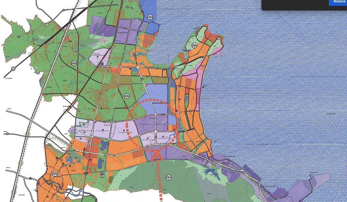Lokale Anpassungskarte des Unterteilungsgebiets 17.