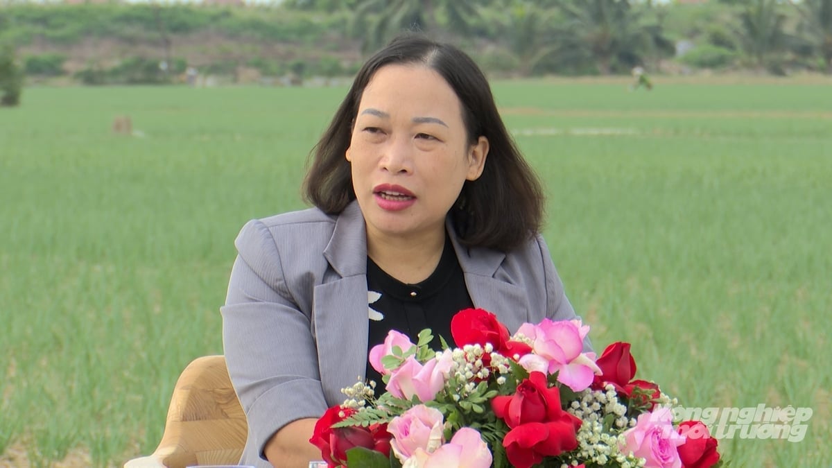 Bà Lương Thị Kiểm, Phó Giám đốc Sở Nông nghiệp và Môi trường TP Hải Phòng. Ảnh: Quang Dũng.