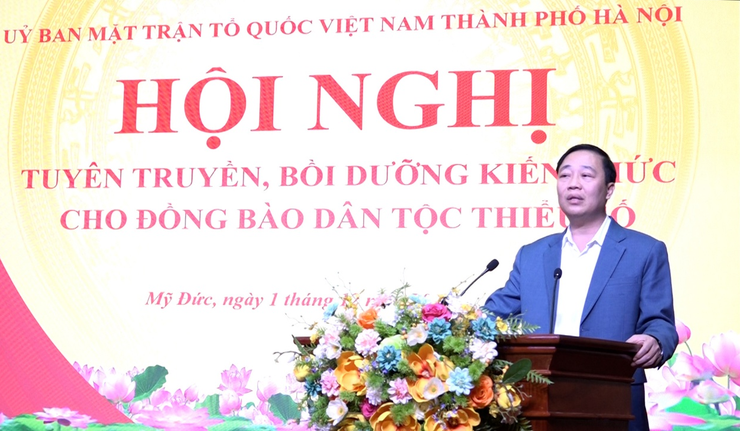 Utbildning i propaganda och spridning av lagar för etniska minoritetsområden - Foto 1. Tập huấn tuyên truyền, phổ biến pháp luật cho vùng đồng bào dân tộc thiểu số- Ảnh 1.