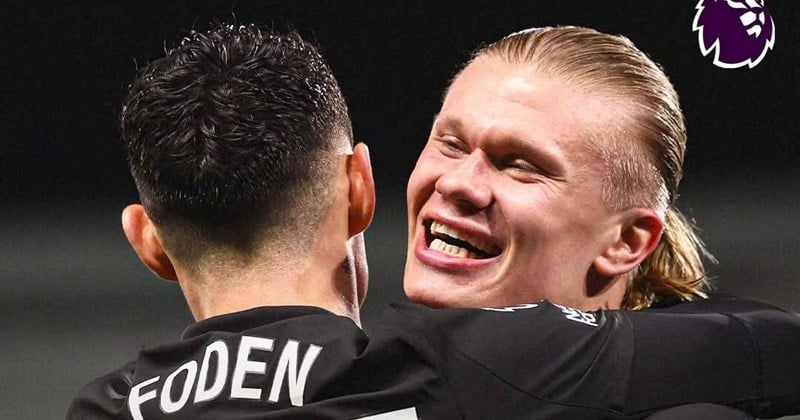 هالند در پیروزی ۵-۴ منچسترسیتی مقابل فولام رکورد جدیدی ثبت کرد - عکس ۱