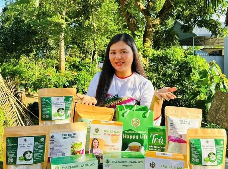 ຜະລິດຕະພັນ OCOP ໃນເຂດພູດອຍປັບຕົວເຂົ້າກັບອີຄອມເມີຊ