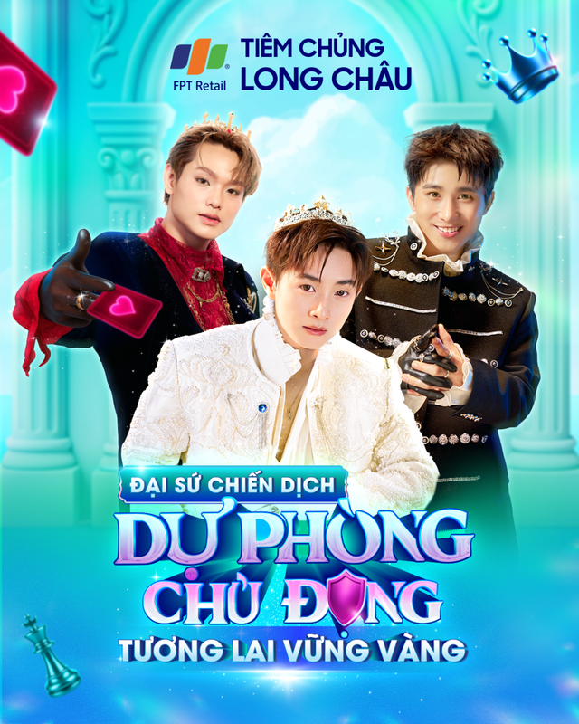 Sơn.K, Bùi Trường Linh, CONGB trở thành đại sứ chiến dịch sức khỏe cộng đồng của Long Châu- Ảnh 1.