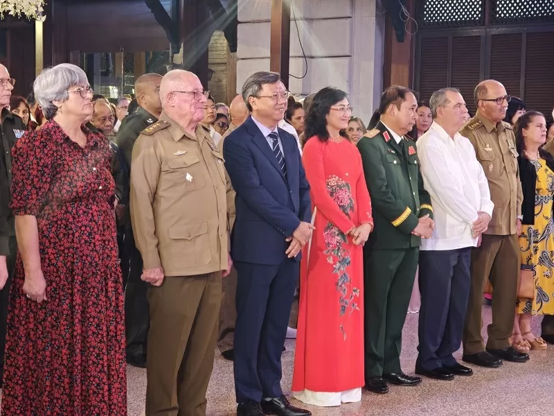 Lễ kỷ niệm 65 năm thiết lập quan hệ ngoại giao Việt Nam-Cuba tại La Habana