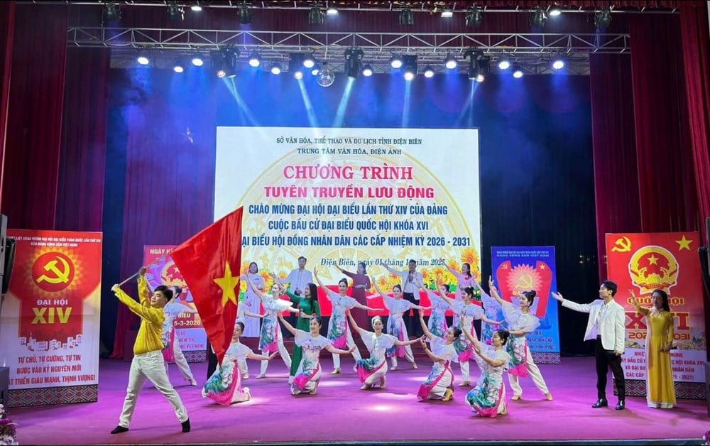 Ökad propaganda för att välkomna partiets 14:e nationella kongress, val av suppleanter till den 16:e nationalförsamlingen och folkråd på alla nivåer - foto 1