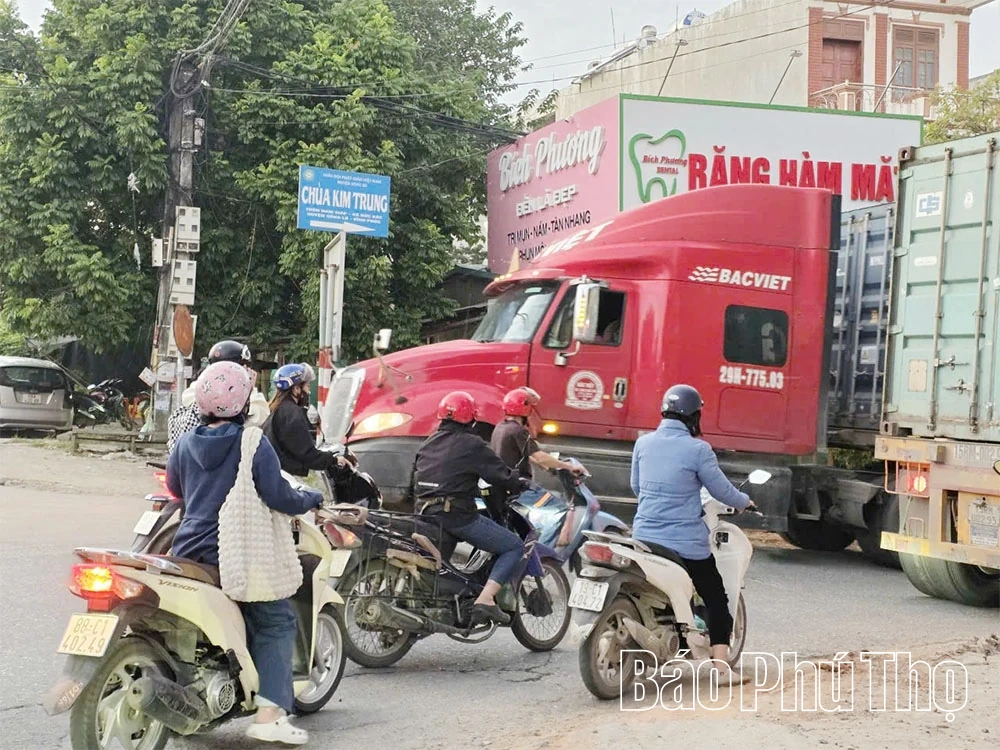 ازدحام ترافیک در منطقه پل وین فو