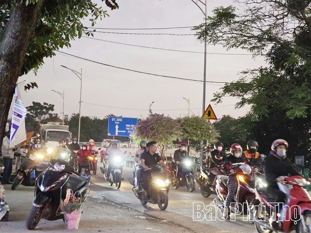 ازدحام ترافیک در منطقه پل وین فو رخ می‌دهد